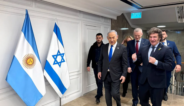 Milei cuestionó la orden de detención de Netanyahu.