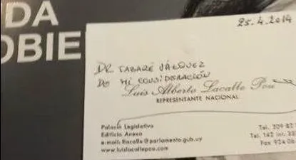 vazquez recibio en su casa un delivery de propuestas de lacalle pou