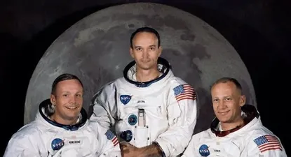 El Observador | Los tres astronautas que llegaron a la Luna en la mision Apolo 11, en 1969