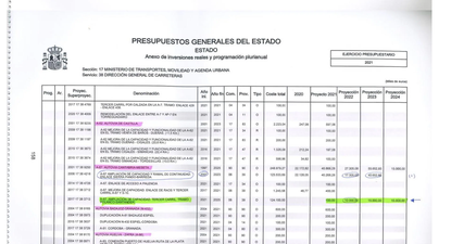 Uno de los listados con las pruebas presentadas por Víctor de Aldama.