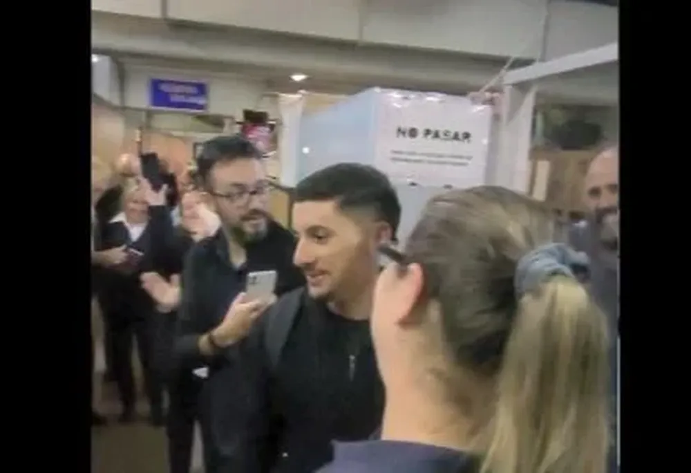 Juan Caorsi en su vuelta al trabajo