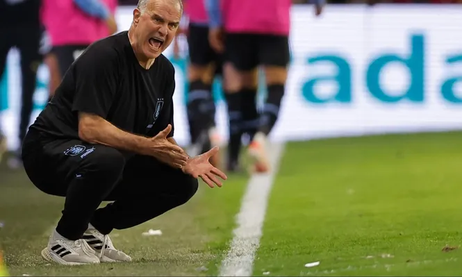 Marcelo Bielsa, entrenador de Uruguay