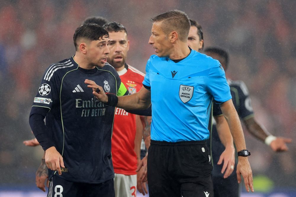 Federico Valverde en Real Madrid ante Benfica