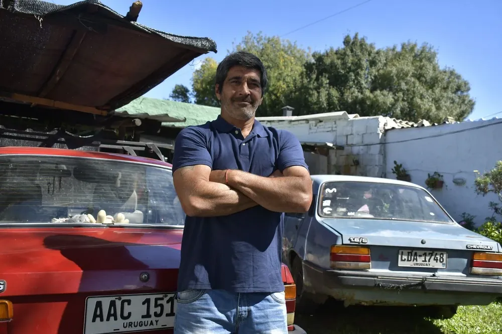 Federico Bergara en su casa