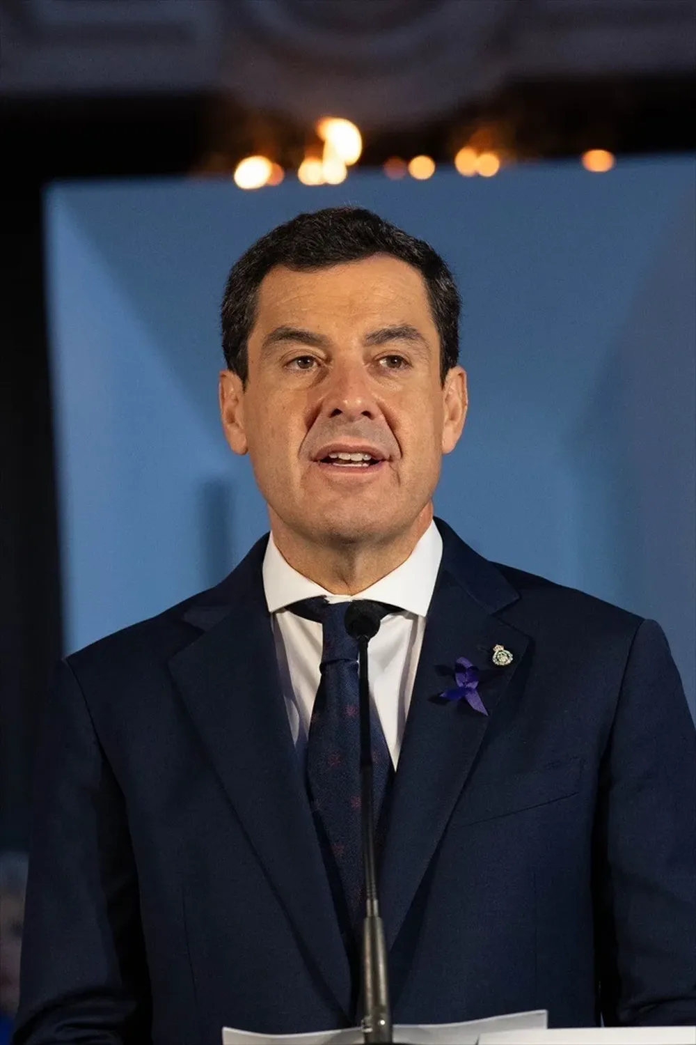 El presidente de la Junta de Andalucía, Juanma Moreno.