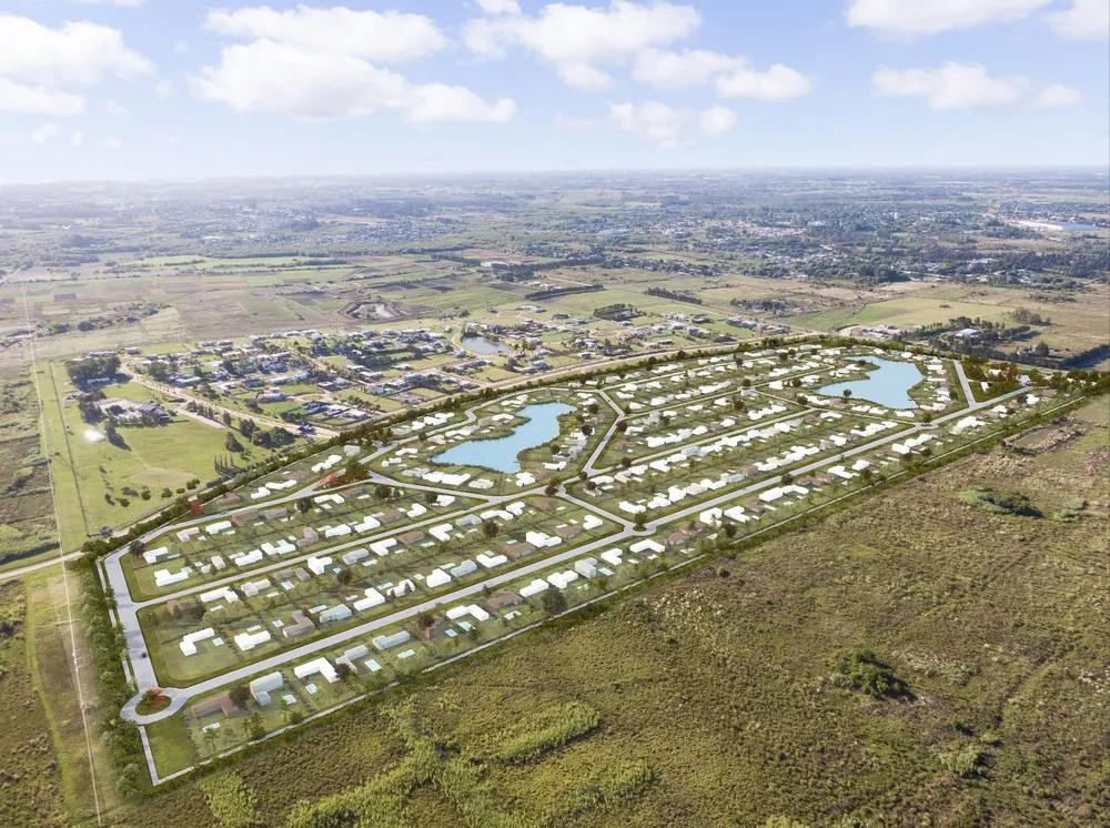 El proyecto La Juana sobre Camino de los Horneros. Archivo
