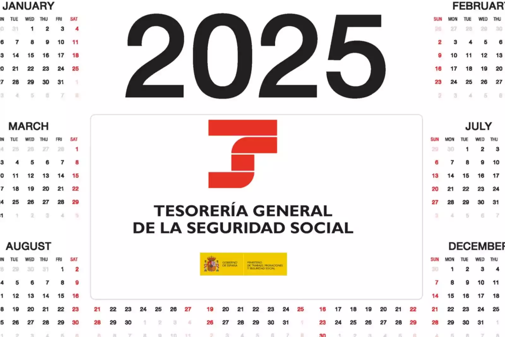 El calendario del cobro de pensiones en España en 2025.