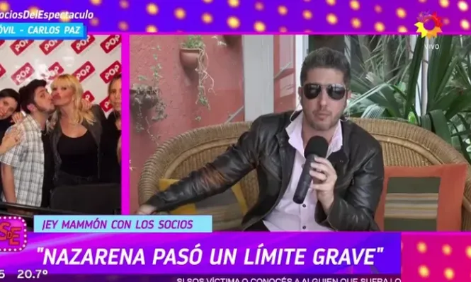 Jey Mammon dice que Nazarena dice una cosa en cámara y otra fuera de ella