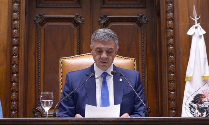 Jorge Macri dio su discurso en la Legislatura.