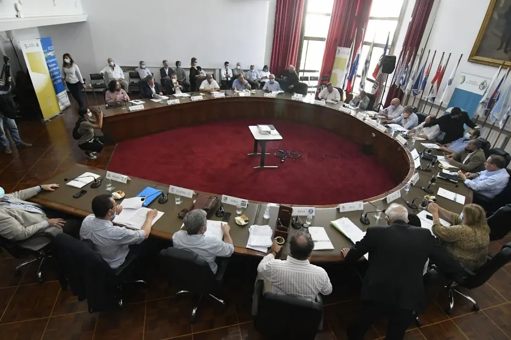 El Congreso de Intendentes sesionó este jueves.