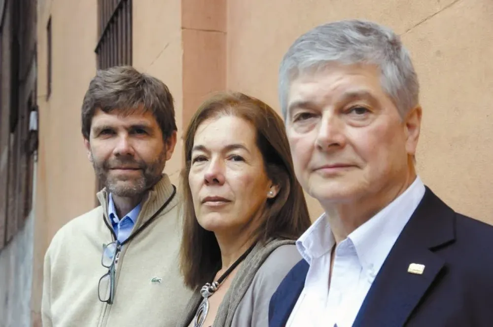 Jaime Bonomo, María Elena Salinas y Eduardo Palacios