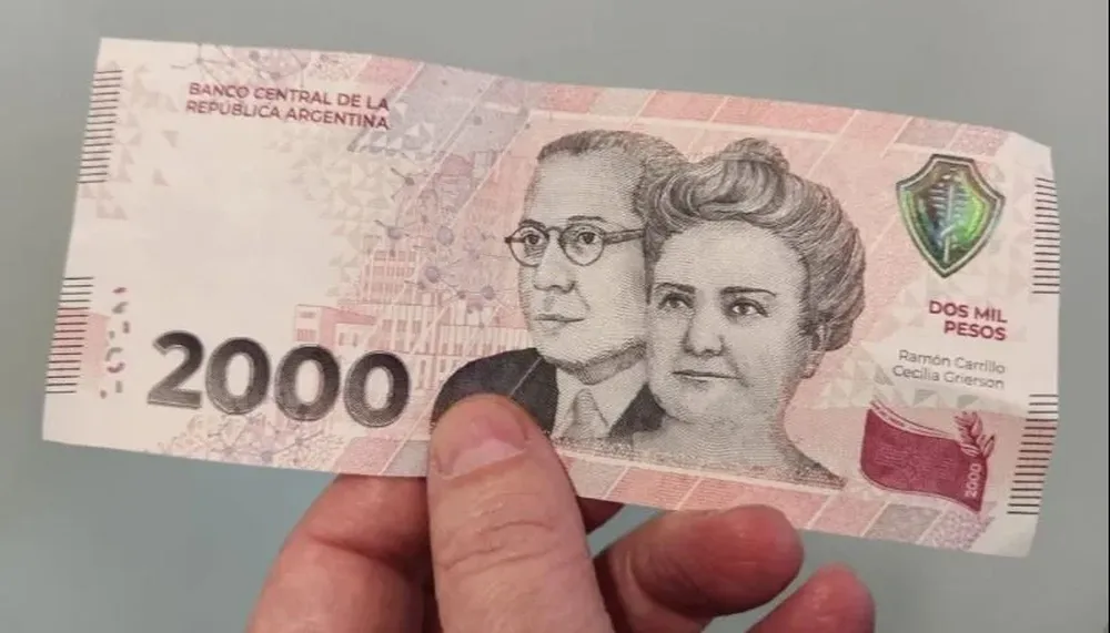 Billete de $2.000