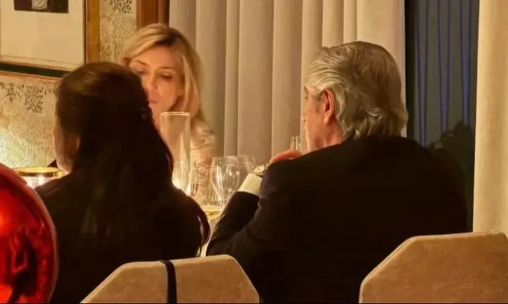 Alberto Fernández y Fabiola Yáñez en Madrid