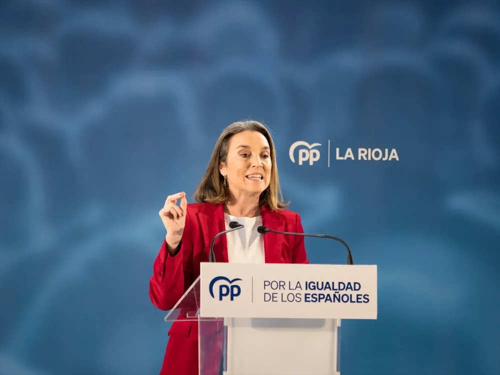 La secretaria general del PP, Cuca Gamarra.
