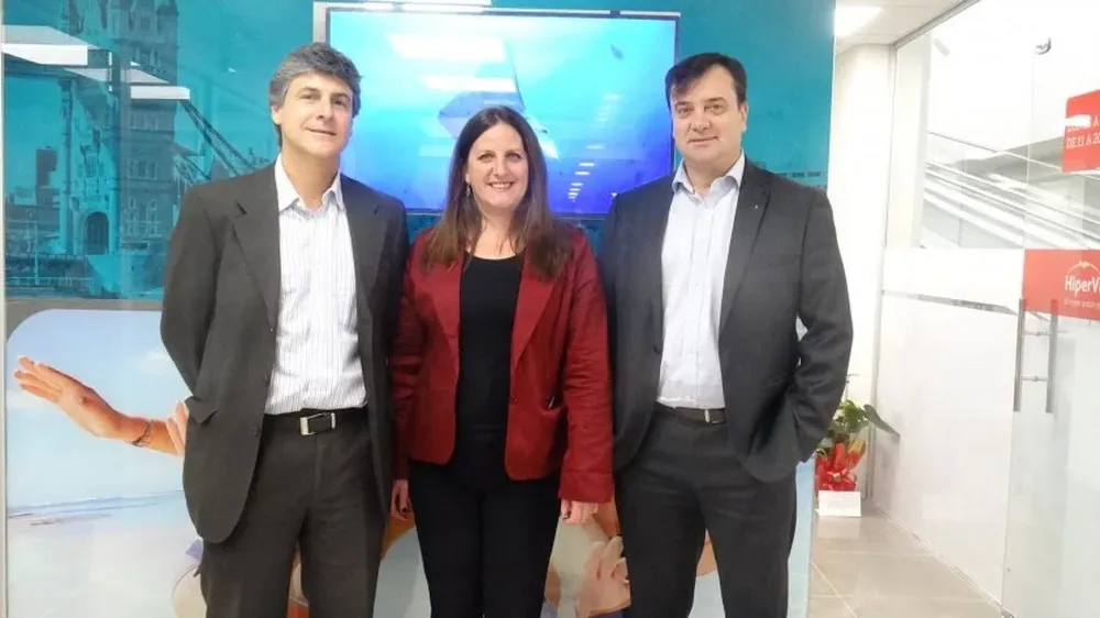 Fernando Riva, Ana Pose y Leonardo Balbiani