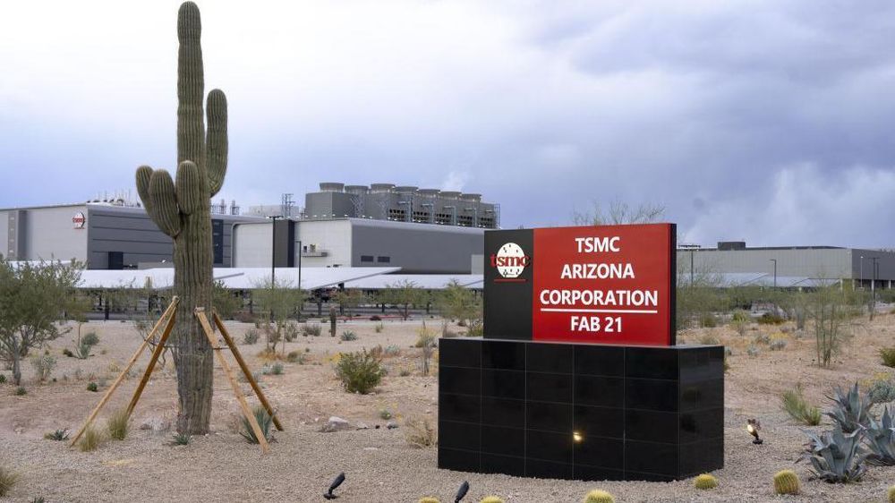 La fábrica de TSMC en medio del desierto de Arizona.