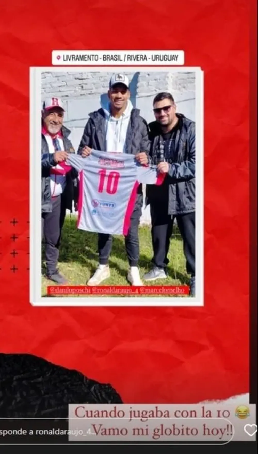 Ronald Araujo recibió un regalo especial