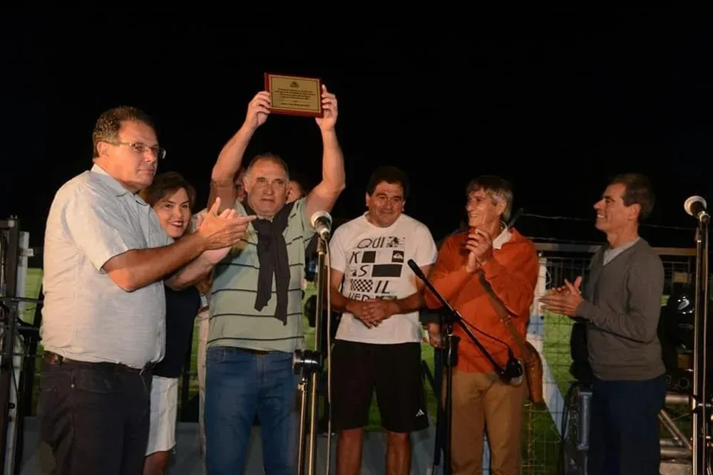 Homenaje que le hizo el gobierno de Rocha