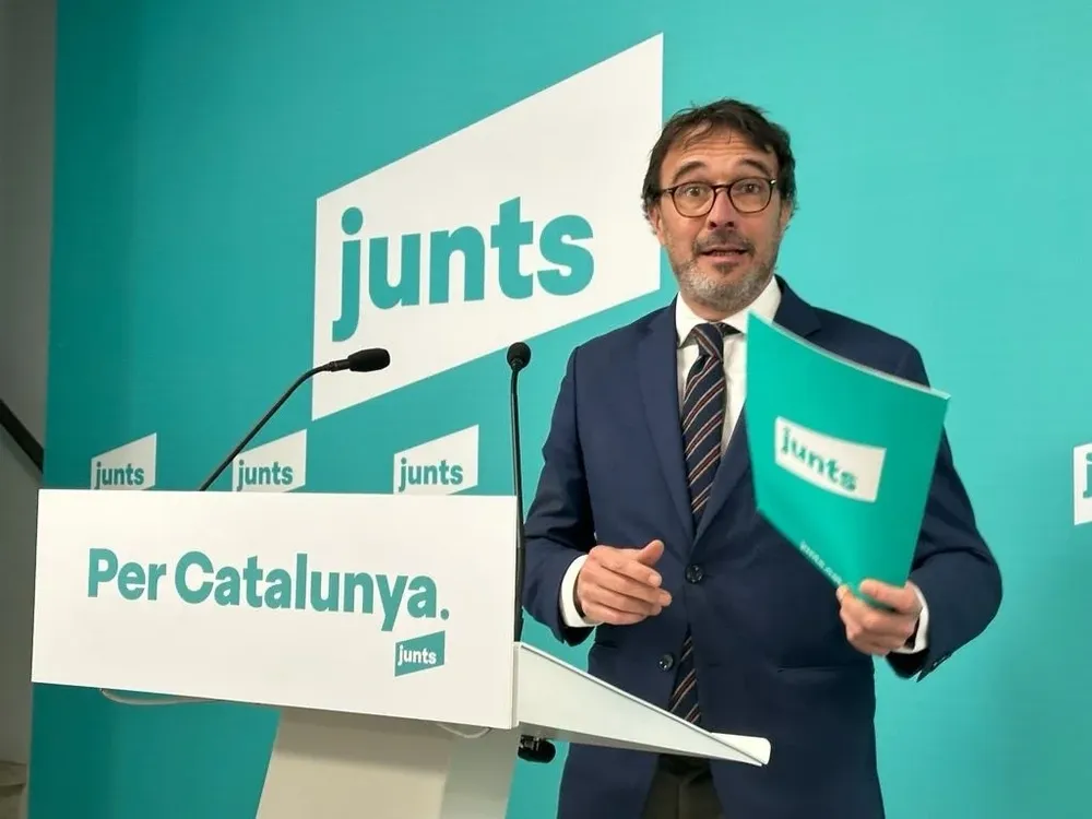 El portavoz de Junts, Josep Rius.