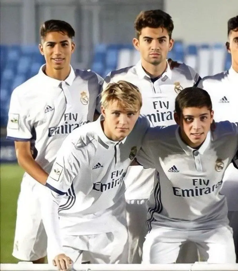 Hakimi, Zidane, Odegaard y Valverde