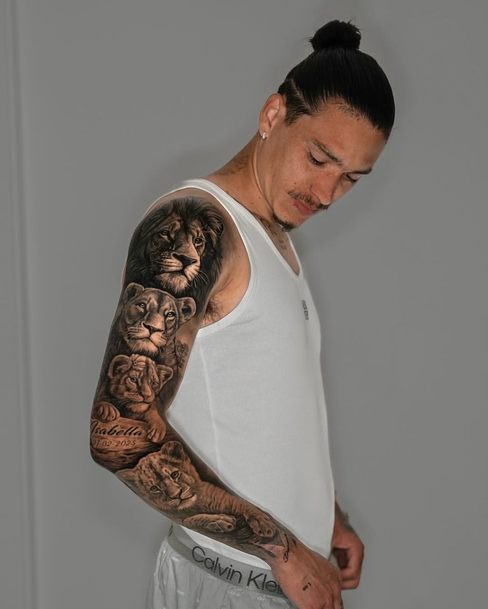 Darwin Núñez mostró sus nuevos tatuajes Darwin Núñez mostró sus nuevos tatuajes
