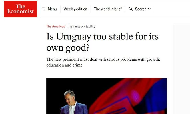 ¿Es Uruguay demasiado estable para su propio bien? La reflexión de The Economist sobre las elecciones de 2024