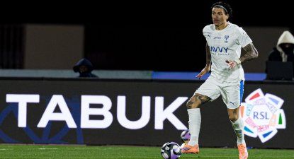 Darwin Núñez en la victoria de Al Hilal ante Neom