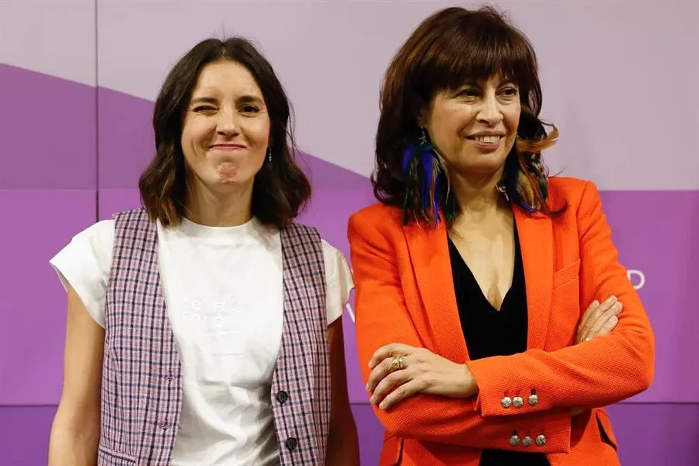 Irene Montero y su reemplazante, Ana Redondo.