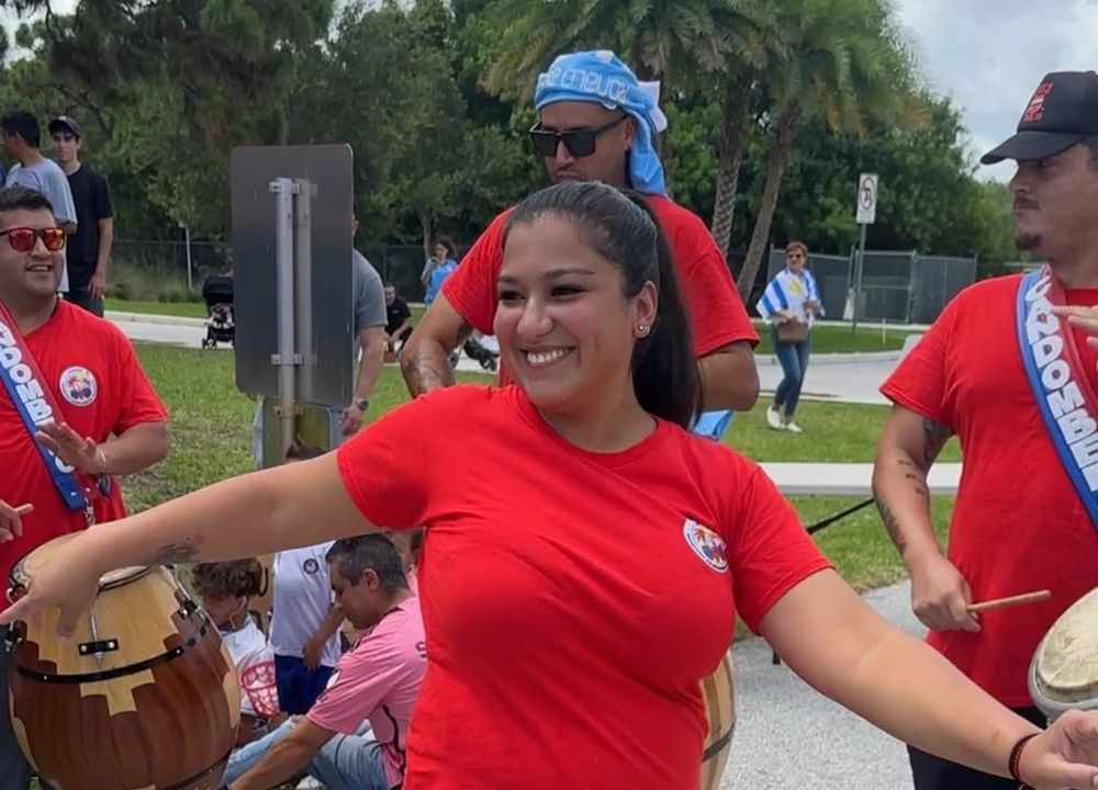 Claudia Azambuya en Legado Candombero y el aliento a la selección uruguaya