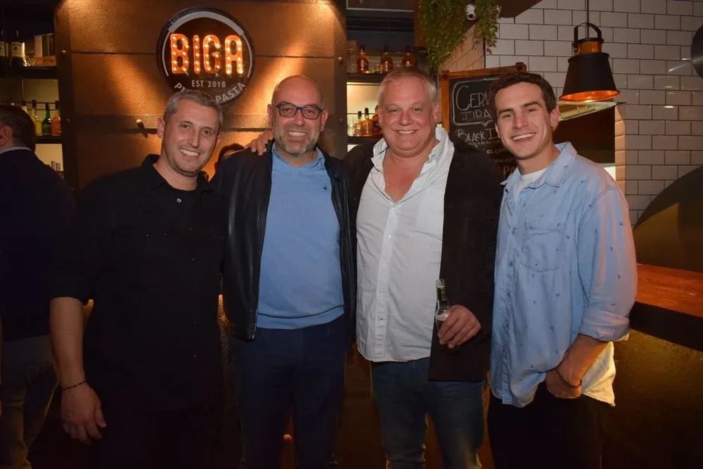 Carlos Giordano, Fernándo Llorach, Jorge Oyenard y Sebastian Minteguiaga