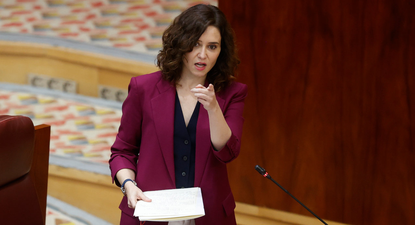 La presidenta de la Comunidad de Madrid, Isabel Díaz Ayuso
