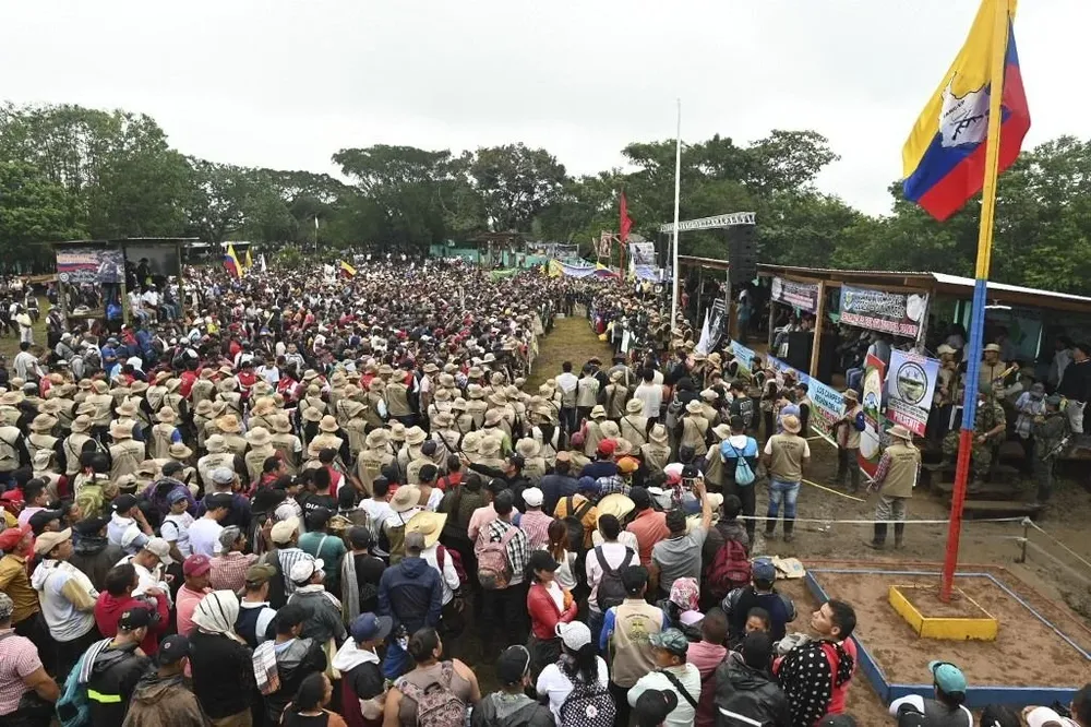 El evento reunió a miles de partidarios de la organización que concurrieron a escuchar las palabras de los dirigentes guerrilleros