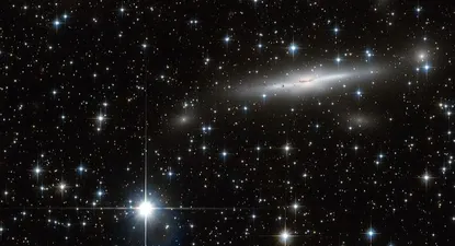 Imagen del telescopio Hubble del lugar donde está ubicado el Gran Atractor