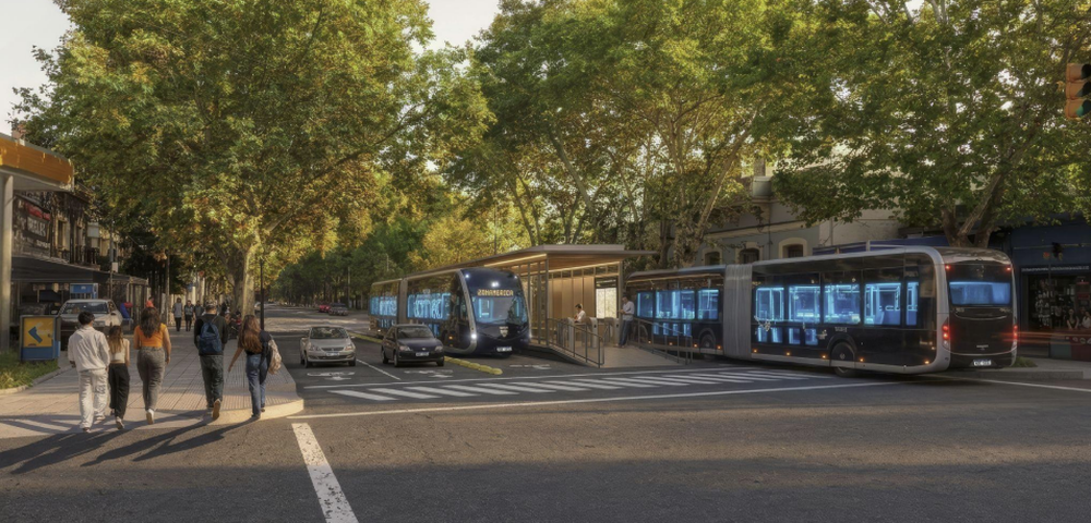 Render de 8 de Octubre a la altura de Jaime Cibils