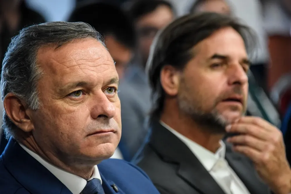 Álvaro Delgado y Luis Lacalle Pou