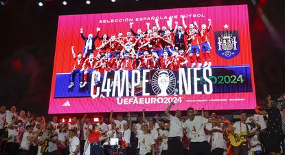 Festejo histórico de España en Madrid.