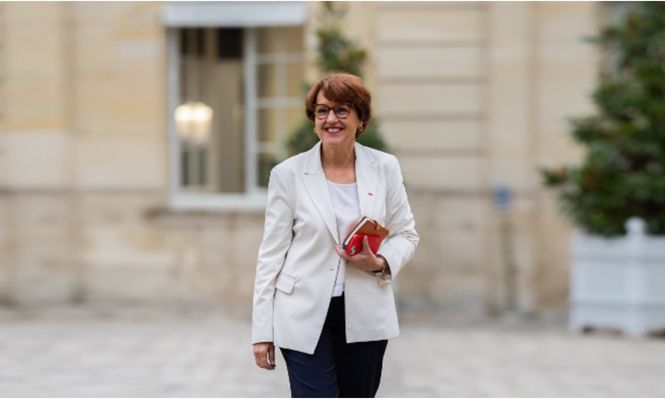 Francia: Annie Genevard, ministra de Agricultura.