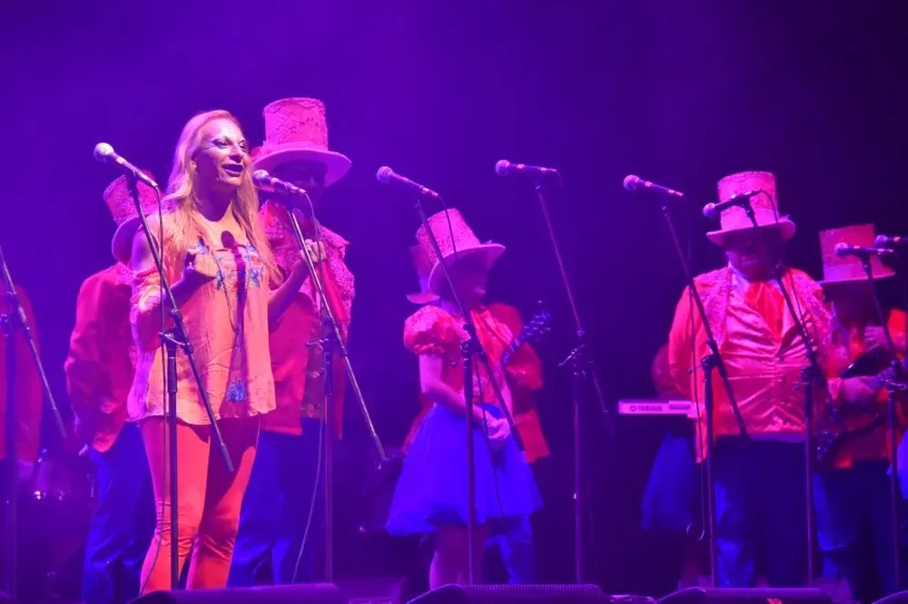 Ro Sosa en uno de los momentos en los que aparece en escena, en el Ramón Collazo.