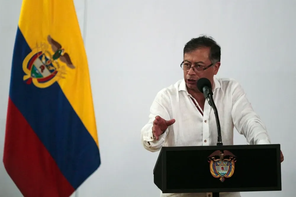El presidente de Colombia, Gustavo Petro