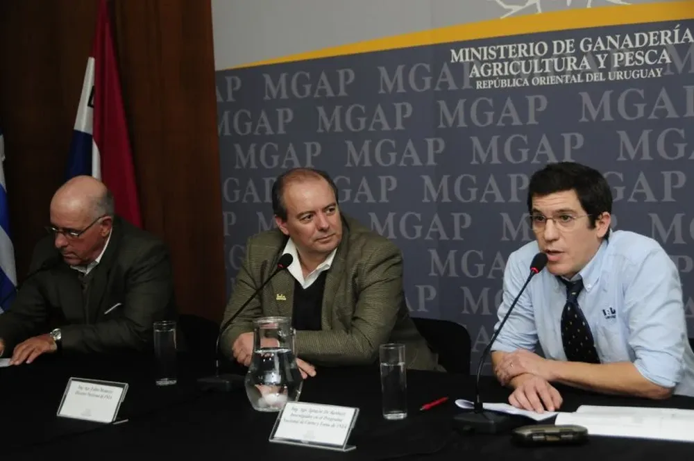 Francisco Donagaray, Fabio Montossi e Ignacio de Barbieri