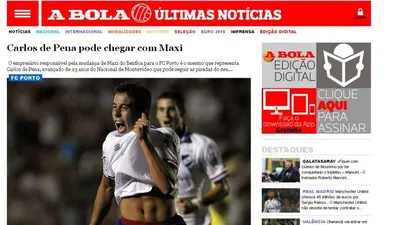 La prensa de Portugal anuncia la llegada de De Pena a Porto