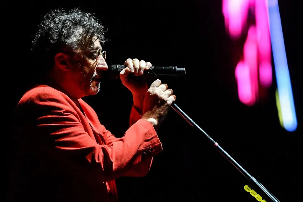 Fito Páez en una de sus últimas visitas a Uruguay