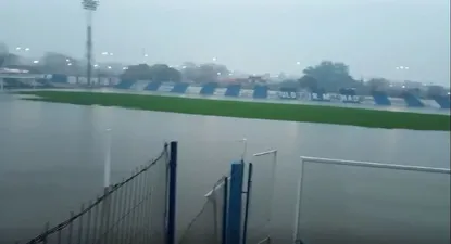 Estadio Ubilla de Melo inundado