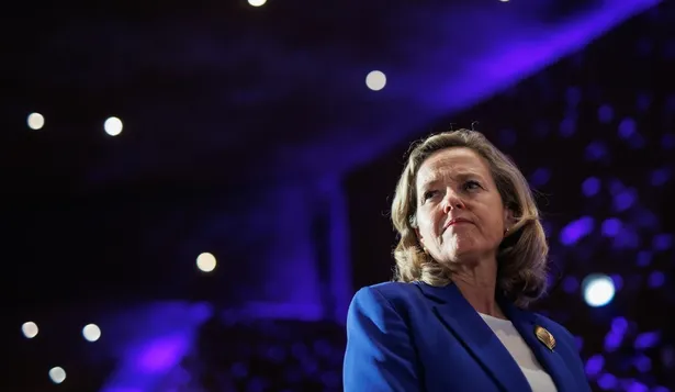 La vicepresidenta primera y Ministra de Economía, Comercio y Empresa, Nadia Calviño.