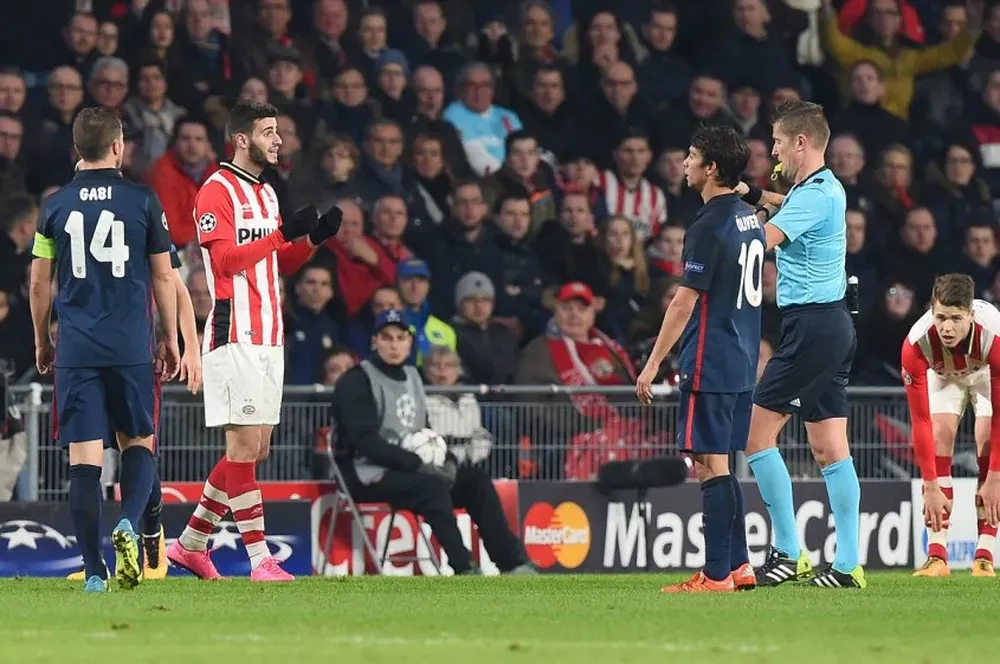 Pereiro tras ver la roja