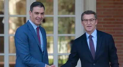 El socialista Pedro Sánchez y el líder del PP, Alberto Núñez Feijóo.