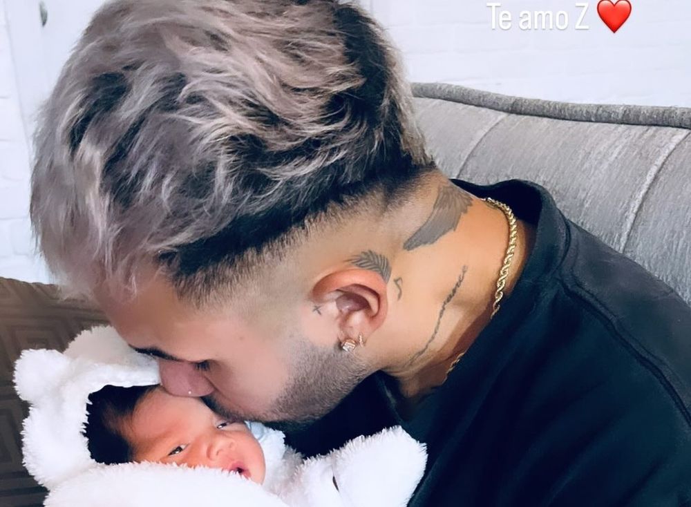 Nicolás Schiappacasse y su hija Zoe, viven los primeros días juntos
