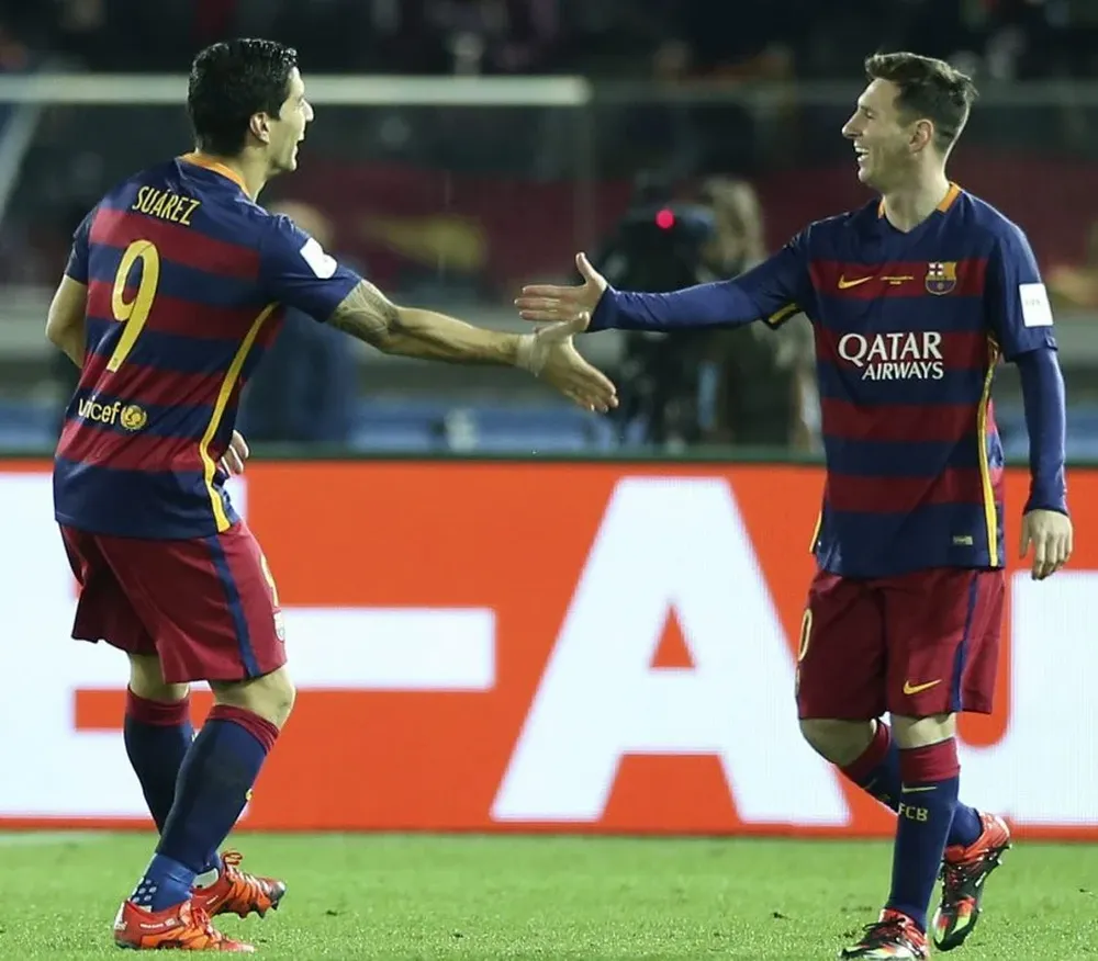 Suárez y Messi