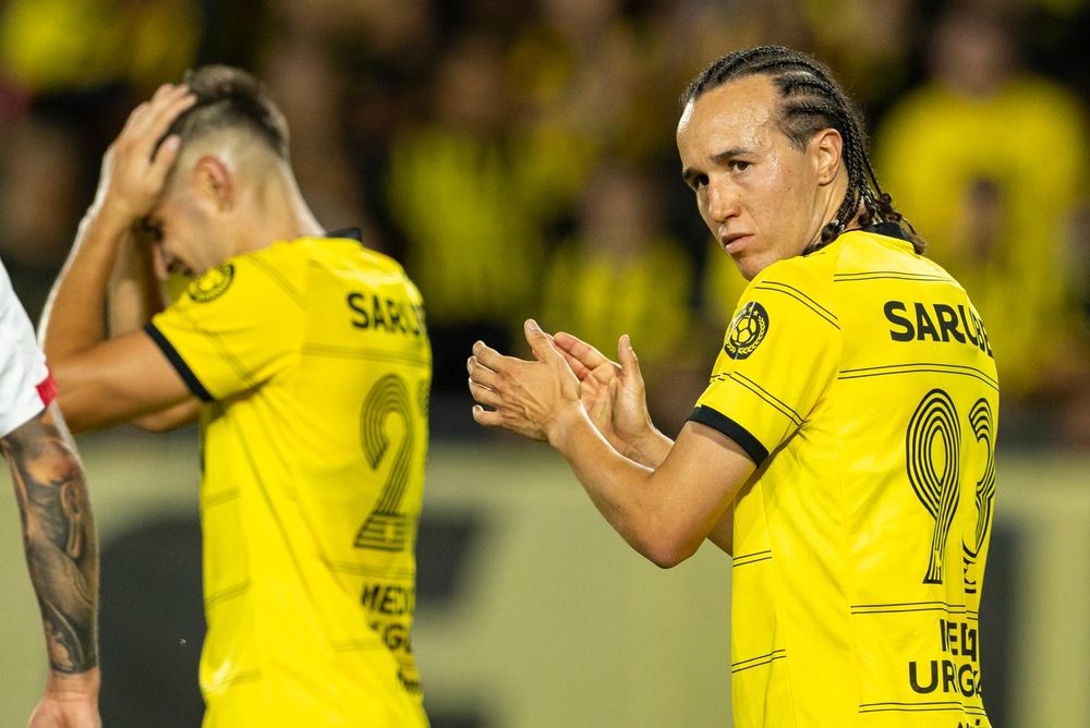 Diego Laxalt en el partido ante Deportivo Maldonado