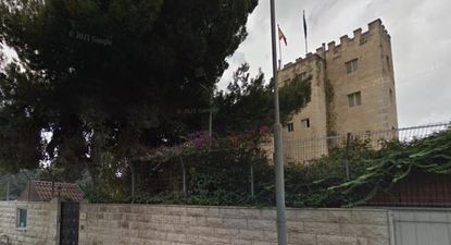 Exterior del consulado español en Jerusalén